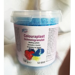 Granulat colouraplast - błękitny 100g