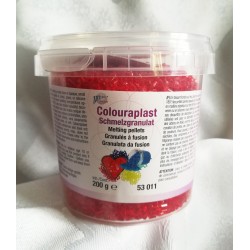 Granulat colouraplast - czerwony 200g