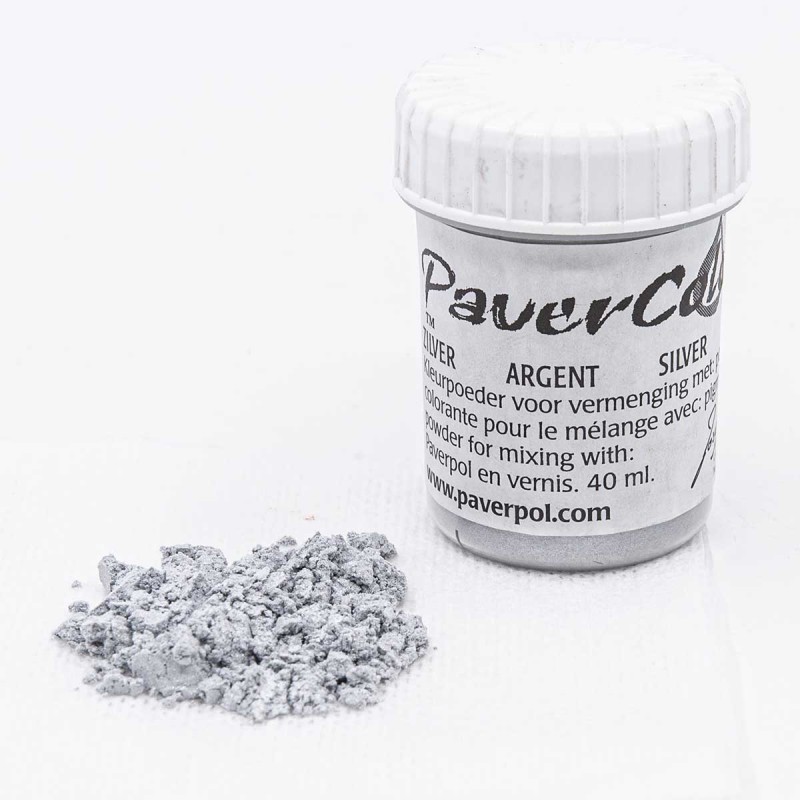  Pigment Pavercolor srebrny 40 ml