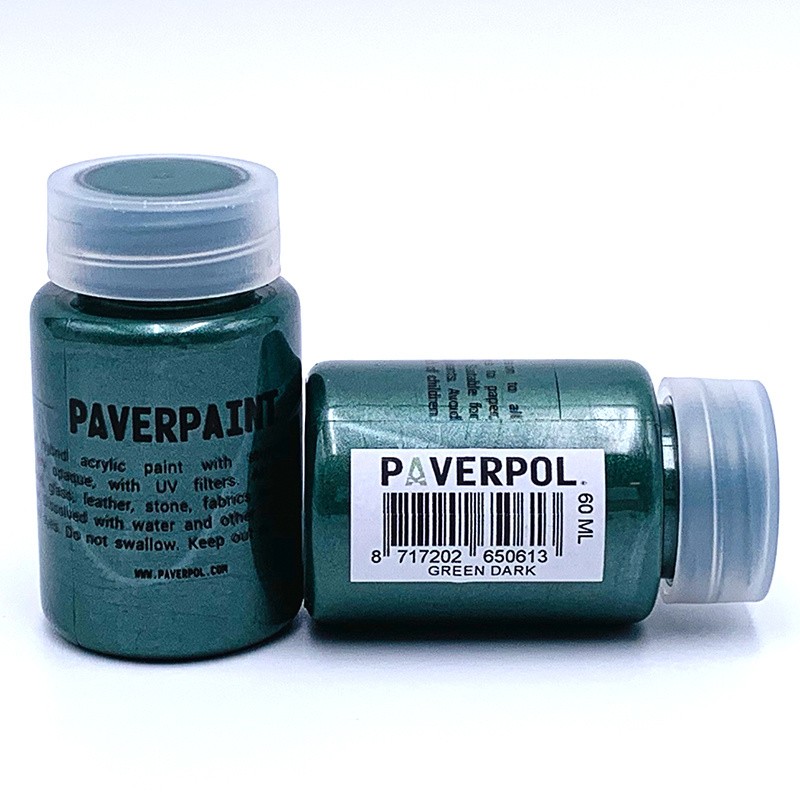  Paverpaint Farba metaliczna Ciemna zieleń 60 ml