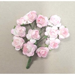 kwiaty papierowe różowe