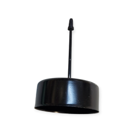  Świecznik metalowy- oprawa tealight, kolor czarny